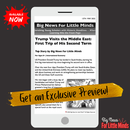 Trump in Saudi for First Major Trip Again! A Young Diplomats' Article Pack with Two Freebies