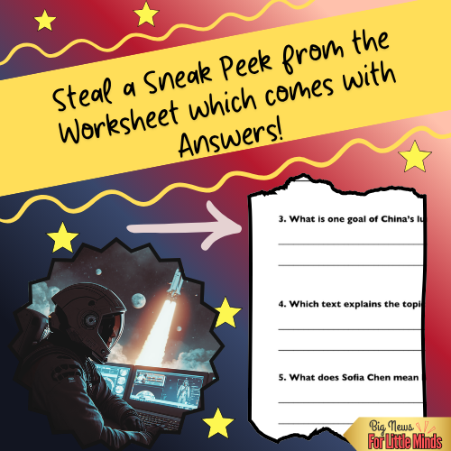Compare & Contrast: USA vs China: The Modern Space Race: Texts, Worksheets & Answers)