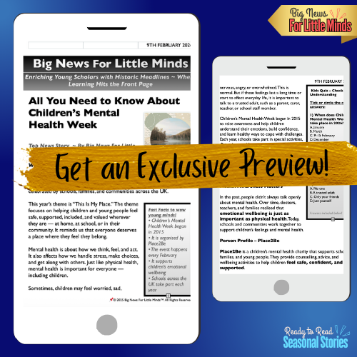 Children’s Mental Health: Big Feelings, Big Support! Kids Article & Freebie Pack!