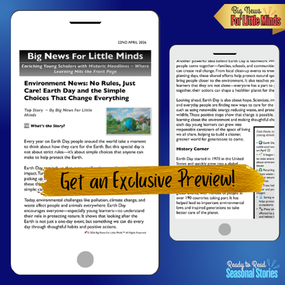 Think Green: Earth Day Made Simple in Kids Article & Activity Package (Freebies inside!)