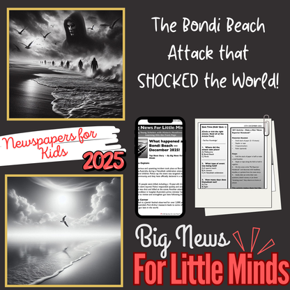Bondi Beach Tragedy Terror & Bravery ~ News Pack for Students