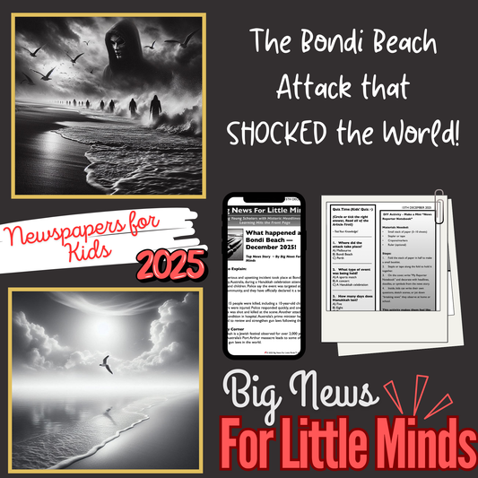 Bondi Beach Tragedy Terror & Bravery ~ News Pack for Students