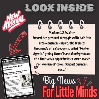 Legacy of Black Inventors in USA's History: Kids Article Pack 4 Black History Month