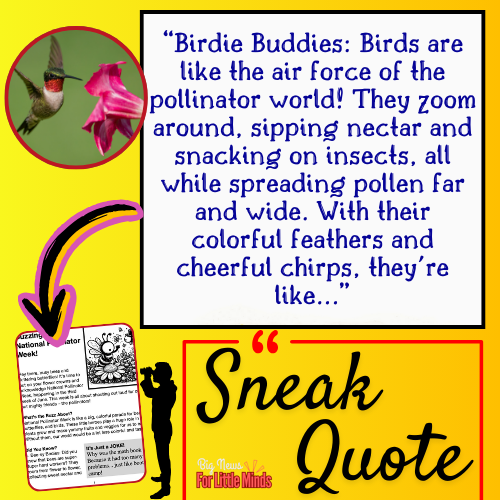National Pollinator Week: Kids Article Package with FREE Worksheets & Activities