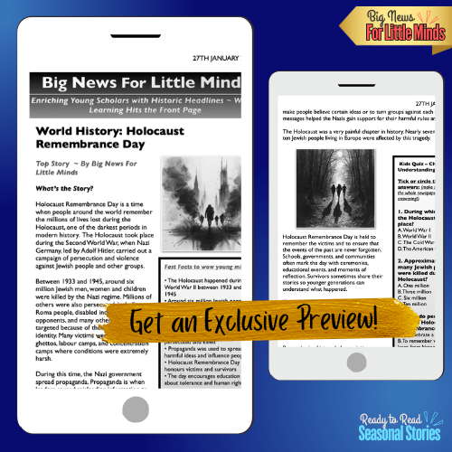 History’s Secrets: Holocaust Explained for Kids — Two Articles in One Newspaper Pack!