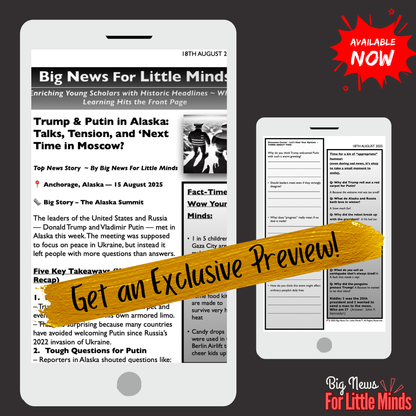 Trump vs. Putin: Key Takeaways from Alaska 2025 Summit - Article & Freebies