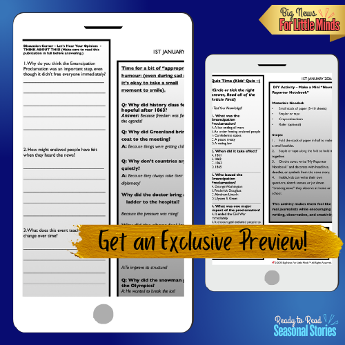 The Emancipation Proclamation for Kids: Why it Mattered! Article Pack with Freebies
