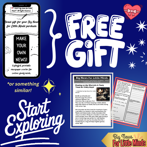 National Hot Chocolate Day (January 31st) Sip, Smile & Learn! Article Package & More!