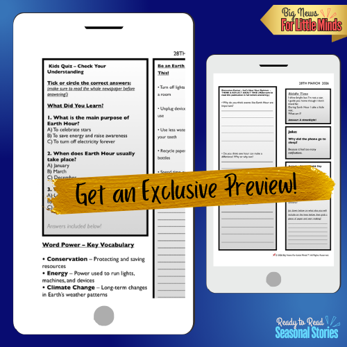 International Earth Hour: What is it & Amazing Facts to Know with Freebie fill-in Pages!