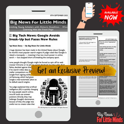 Victory for Google in Monopoly Case 2025: Kids Article Pack & Free Worksheets