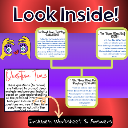 Shocking Blood Moon Eclipse Events – Facts for Kids to Read, Learn & Enjoy!