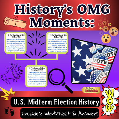 Midterm Elections: Shocking Moments from U.S. Political History: Facts + Q& A for Kids!