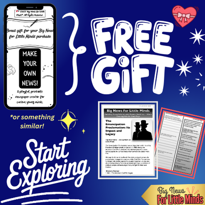 The Emancipation Proclamation for Kids: Why it Mattered! Article Pack with Freebies