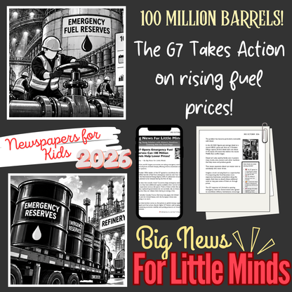 Inside the G7’s 100 Million Barrel Plan as Emergency Fuel is Released! Kid News Pack