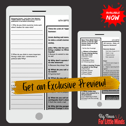 Donald Trump’s Second State Visit to the UK – What to Expect: Kids Article Pack with Freebies