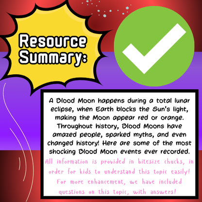 Shocking Blood Moon Eclipse Events – Facts for Kids to Read, Learn & Enjoy!