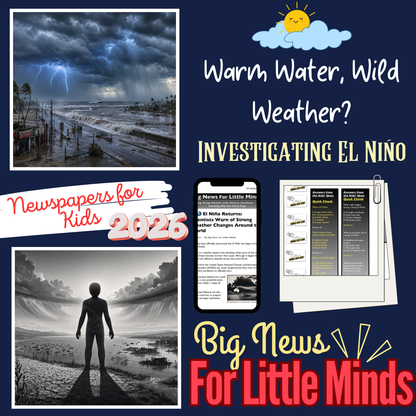 El Niño & Extreme Weather in 2026: Kids News Pack + Critical Thinking & Activities
