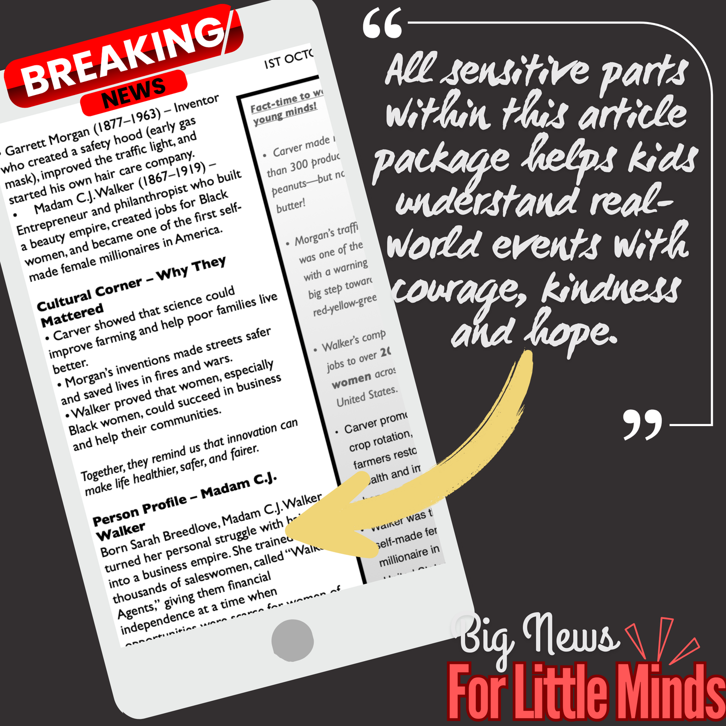 Legacy of Black Inventors in USA's History: Kids Article Pack 4 Black History Month