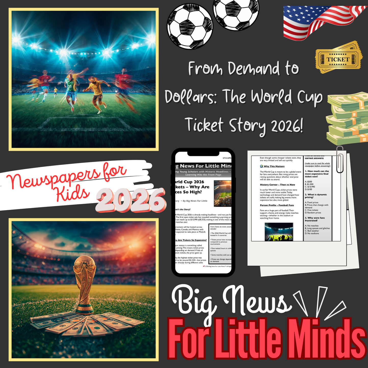 Why World Cup 2026 Tickets Cost So Much: Article & Critical Thinking Package!