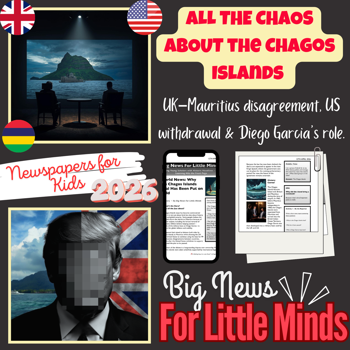 The Chagos Islands Debate: Power & Politics (US, UK & Mauritius) Article Pack 2026!