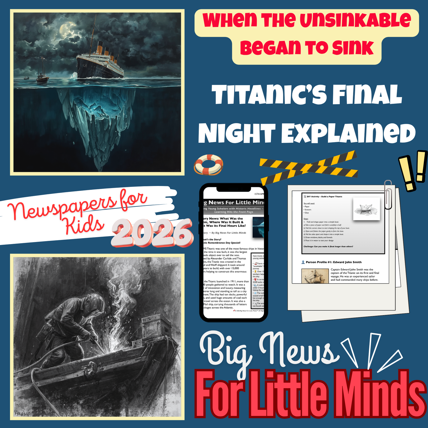 The Night Titanic Sank (Disaster) Complete Titanic Remembrance Day Lesson Package!