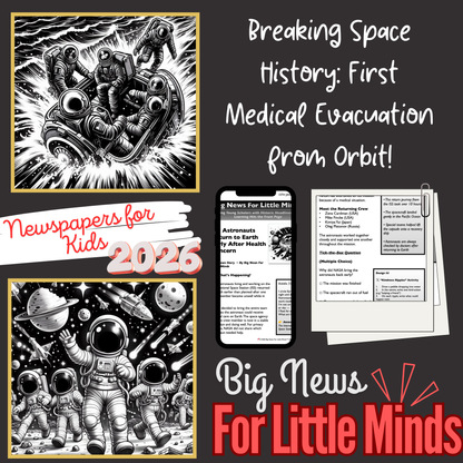 Astronauts Evacuated from Space Station After Medical Emergency 2026 News for Kids