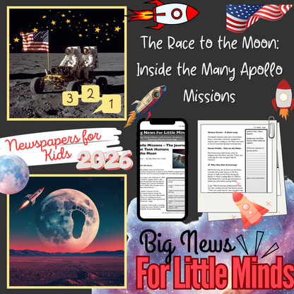 The Apollo Missions: From Tragedy to Triumph! A Space Special Article Pack for 7+