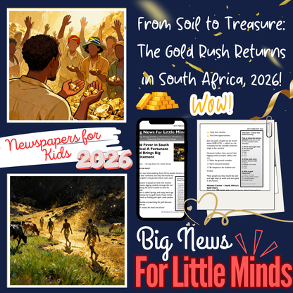 Gold Fever in South Africa 2026! Fortunate Find Brings Big Excitement: Article Pack!