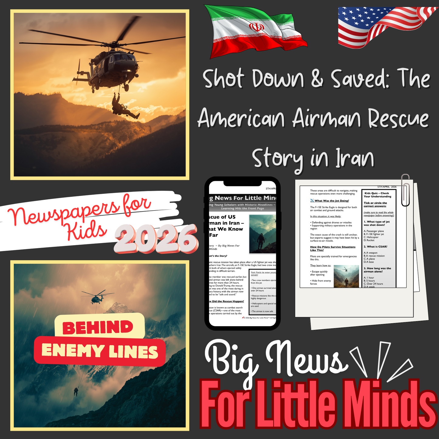 How U.S. Pulled Off a Rescue Mission in Iran (2026 Iran vs USA War) Article Pack