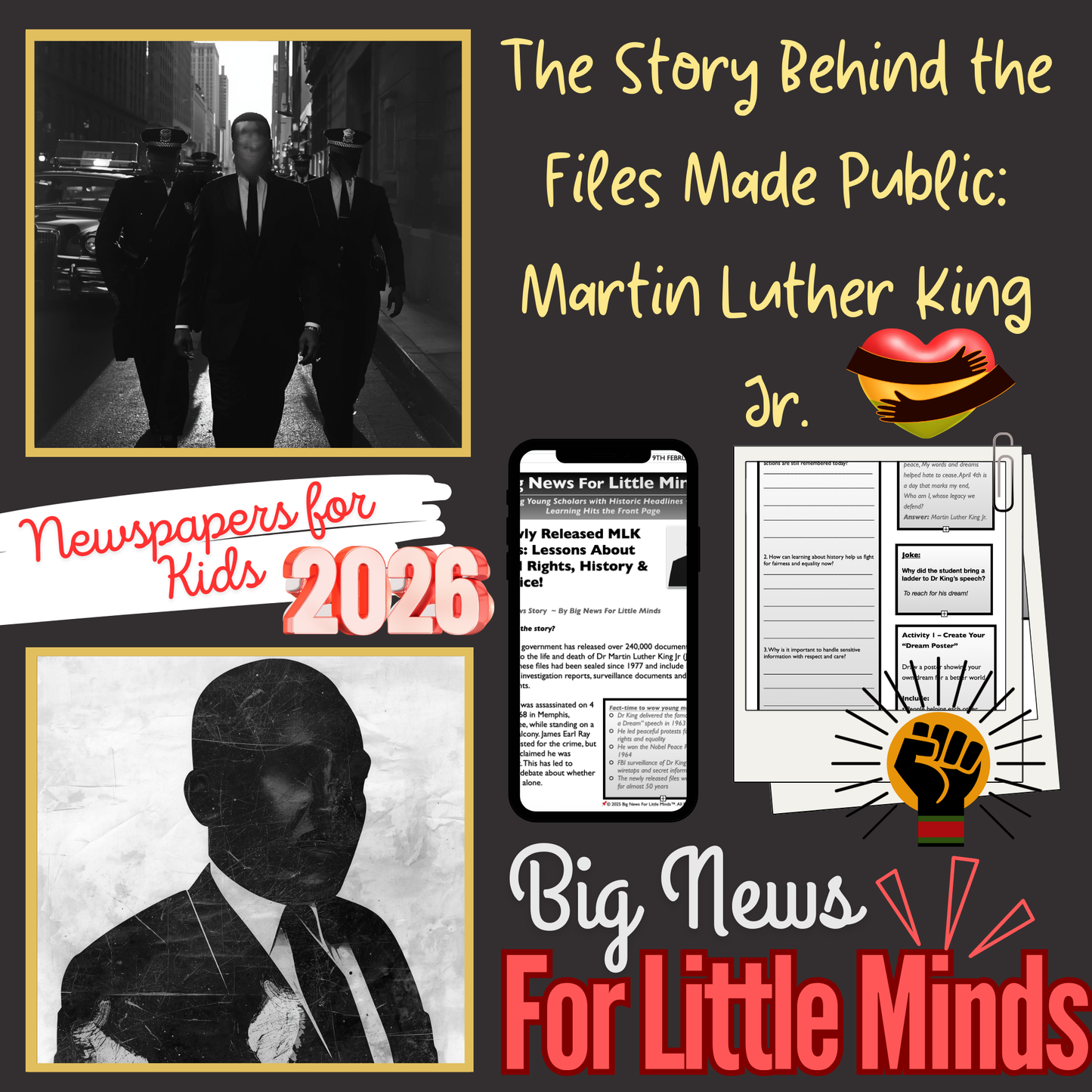The New Martin Luther King Jr Files: New Clues from History in Kids News & More!