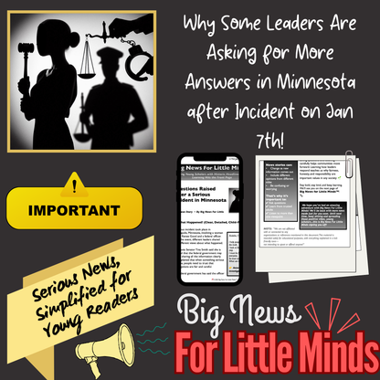 Minnesota Incident 2026: A Senator Calls for Trust & Transparency: Article Package!