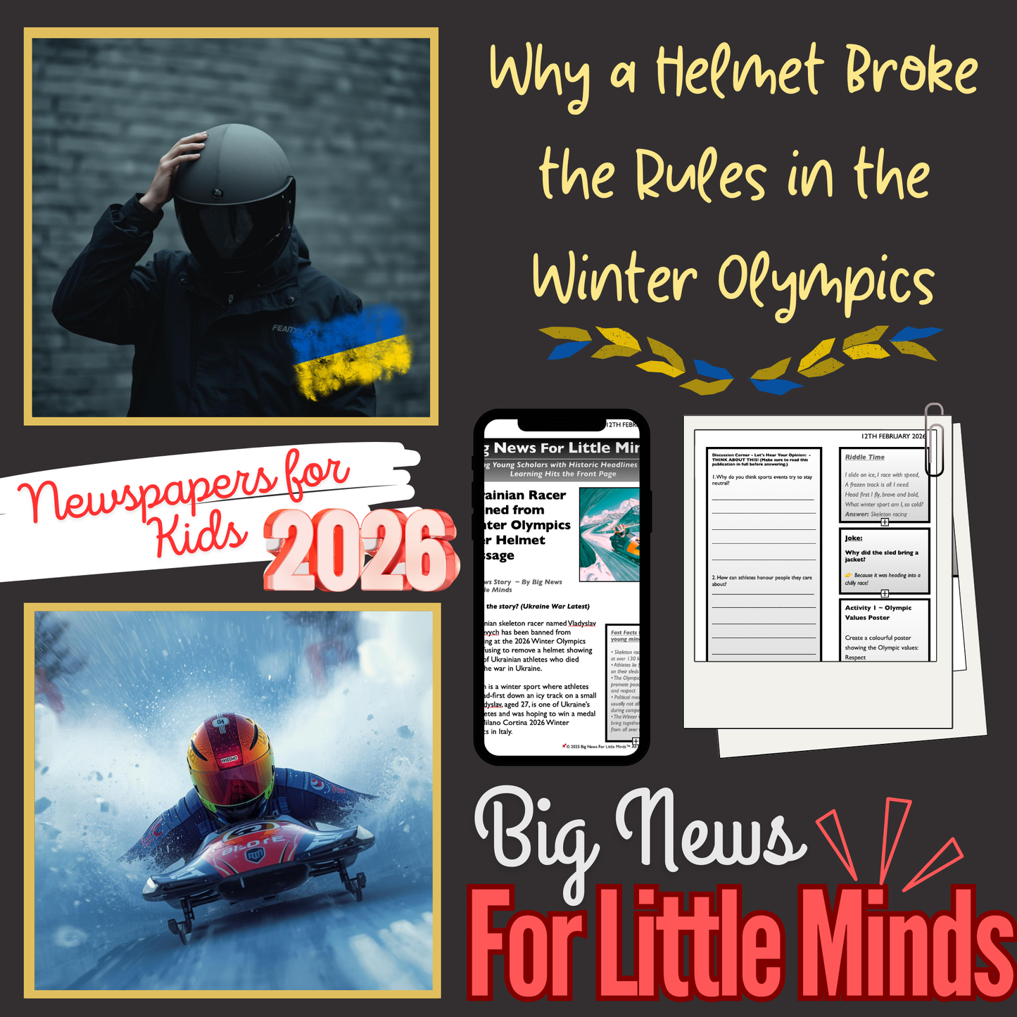 Ukrainian Skeleton Racer Banned from Winter Olympics Over Helmet – News Pack!