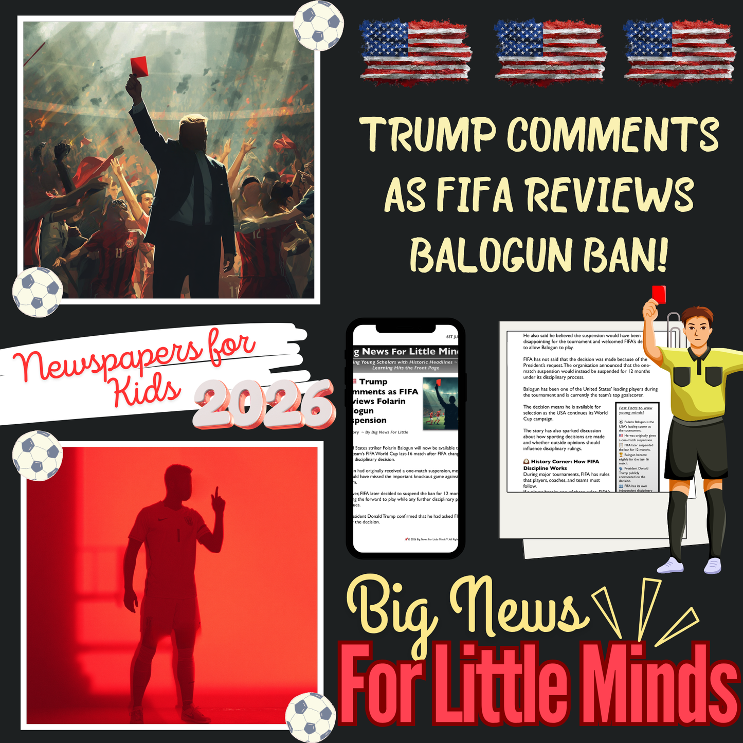 Trump, FIFA & Folarin Balogun: What's Going on? Red Card in FIFA World Cup 2026!