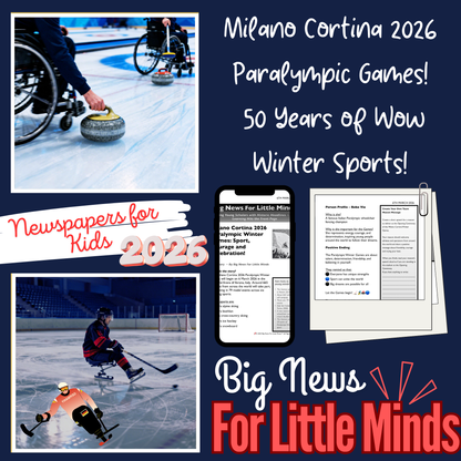 Milano Cortina Paralympics 2026: 50th Anniversary of Winter Games: Kids' Article!