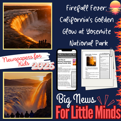 Yosemite’s Amazing Firefall: Sky on Fire in California's National Park! Article Pack