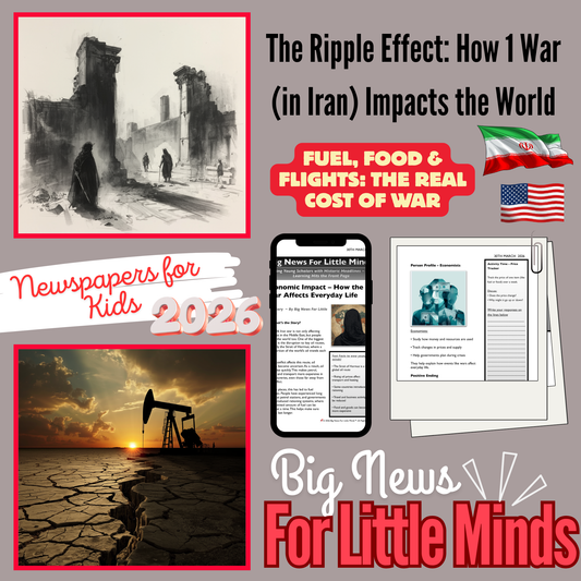 The Ripple Effect: How the Iran War Is Affecting Us All: Article Pack for Kids 2026!
