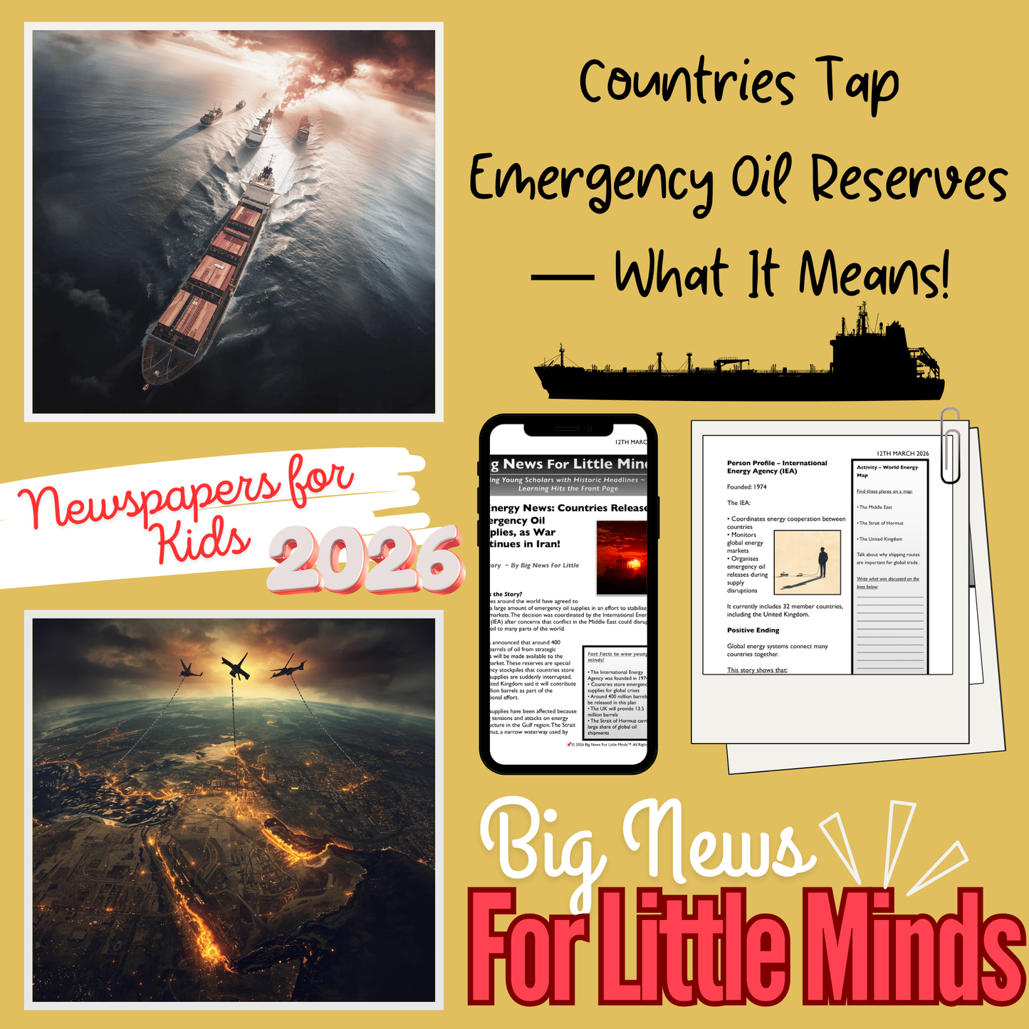 Emergency Oil Released as the Iran War Shakes Energy Markets: Article Pack!