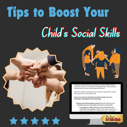 Helping Children Build Social Skills: 7 Practical Tips for Parents | Mini E-book Text