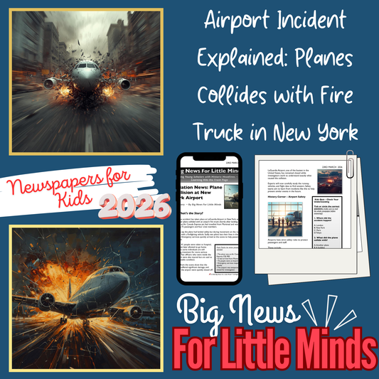 Plane Collision at New York Airport: What Happened, March 2026! Kids News Pack!