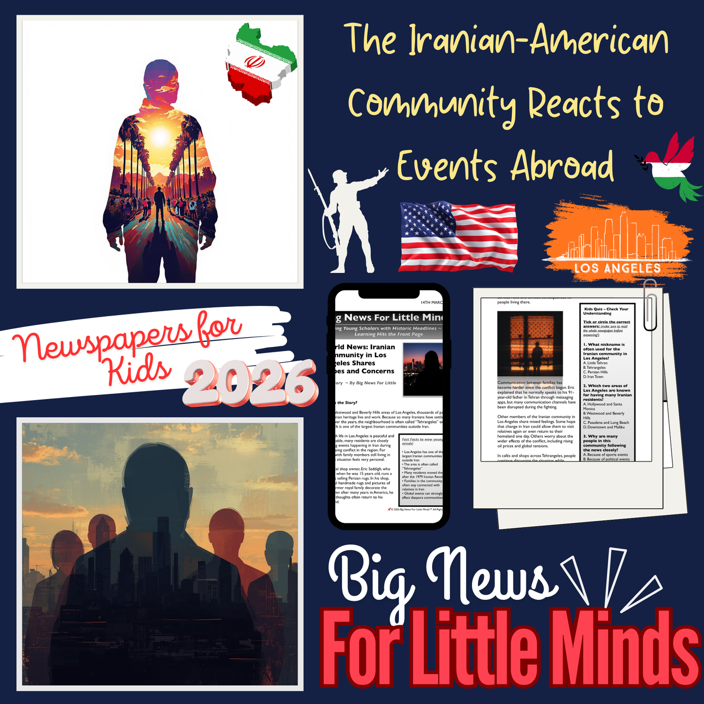 Voices from Los Angeles: Iranian Americans Speak Out on Iran War 2026: Article Pack