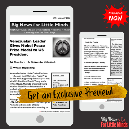 Venezuelan Leader Gives Nobel Peace Prize Medal to Trump: Kids News Pack