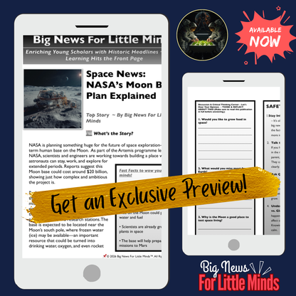 Moon Base for $20 Billion? How NASA Plans to Live & Grow Food in Space Article Pack!