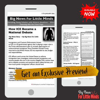 Who Are ICE Agents and Why Do They Matter? Kids Article Pack with Worksheets