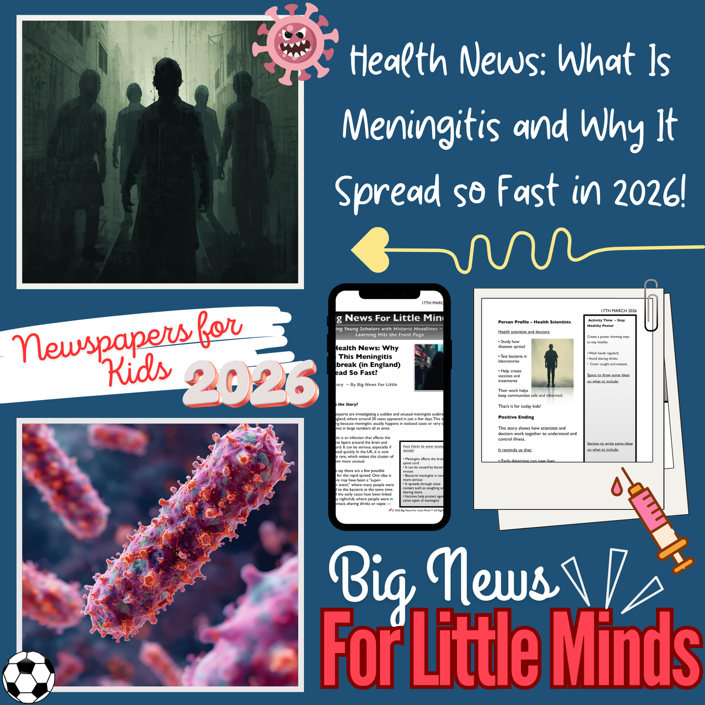 Why Is Meningitis Spreading Quickly in England & What is Meningitis B? Article Pack