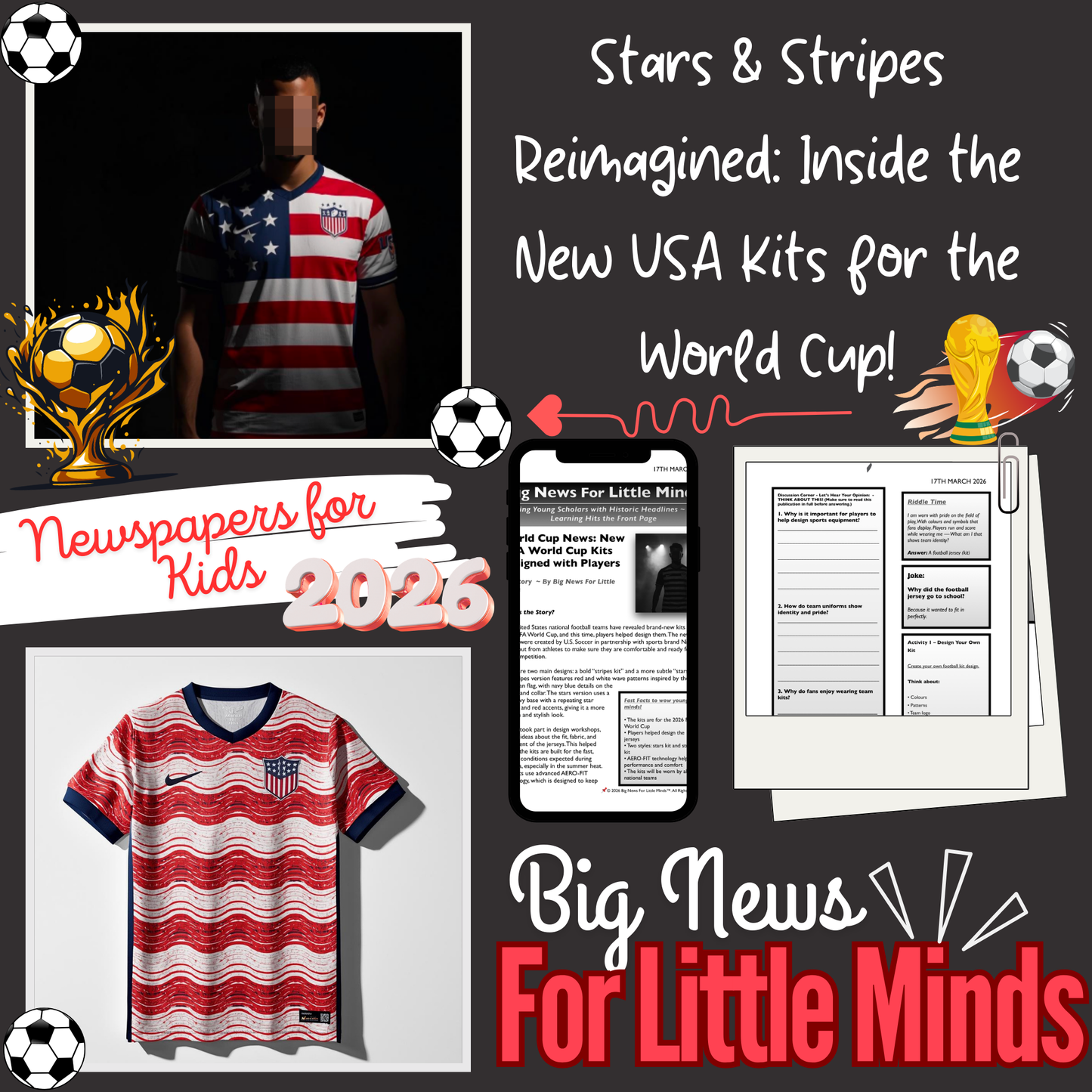 How Players Helped Design USA World Cup Kits: World Cup 2026 Article Pack for Kids