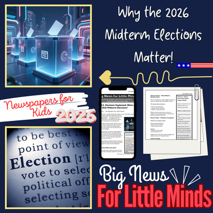The 2026 United States Midterm Elections: Kids Article & Freebie Package!