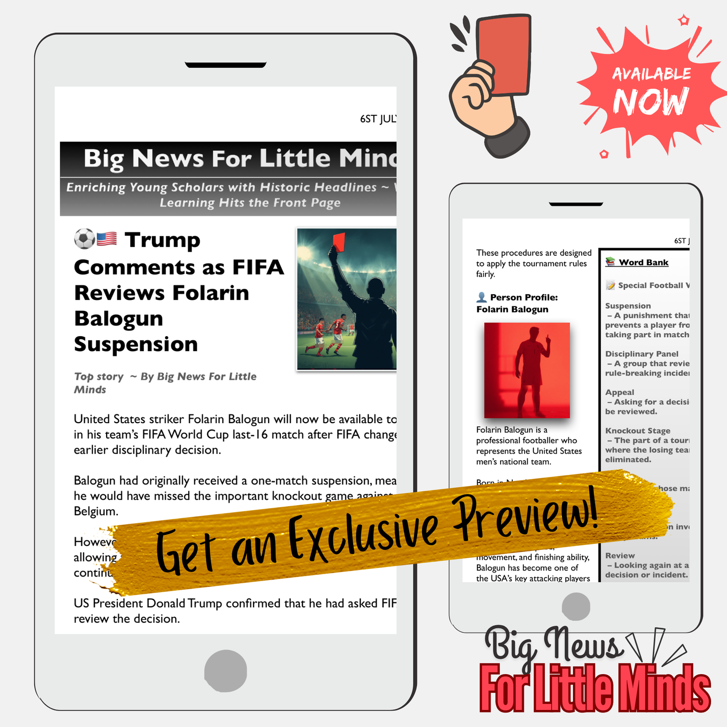 Trump, FIFA & Folarin Balogun: What's Going on? Red Card in FIFA World Cup 2026!