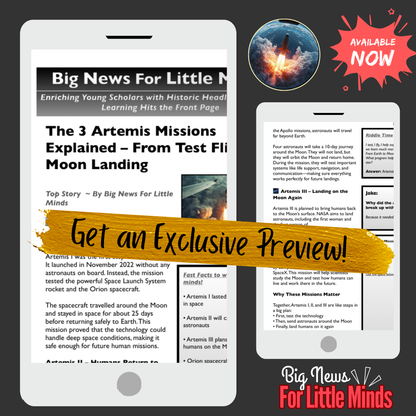 Artemis I, II & III: A New Era of Moon Exploration by Nasa! Kids Article Package & Freebies