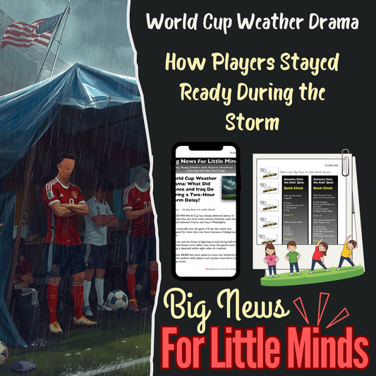 France vs Iraq: Match That Stopped for a Storm: World Cup 2026 Lesson Pack & Fun!