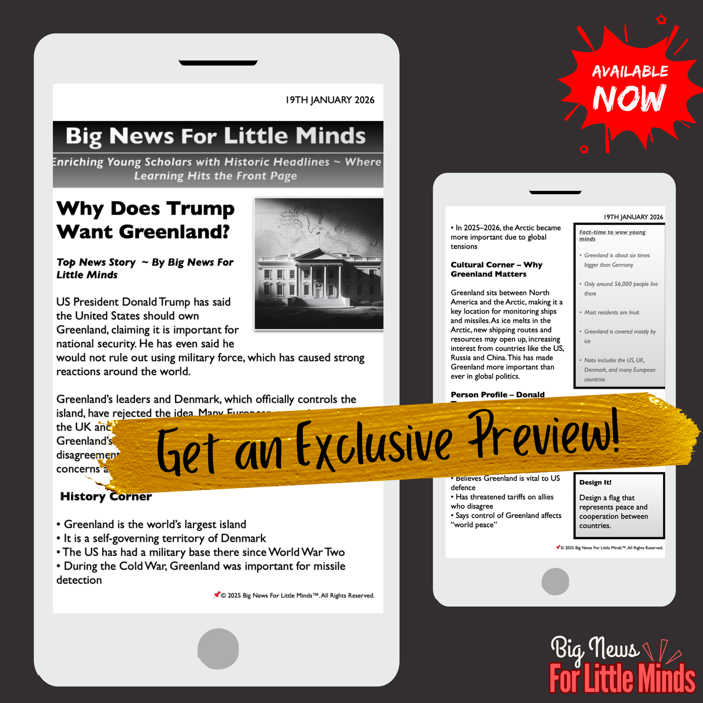 Trump & Greenland: What Makes Greenland So Important to US? News Pack for Kids
